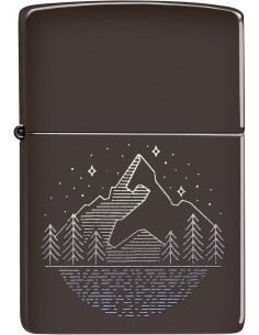 ENCENDEDOR ZIPPO MOUNTAIN DESIGN 2